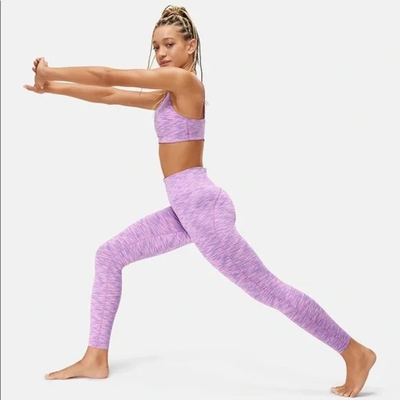 NWT Outdoor Voices Flow 7/8 Spacedye Leggings in Hyacinth, S - Picture 3 of 9
